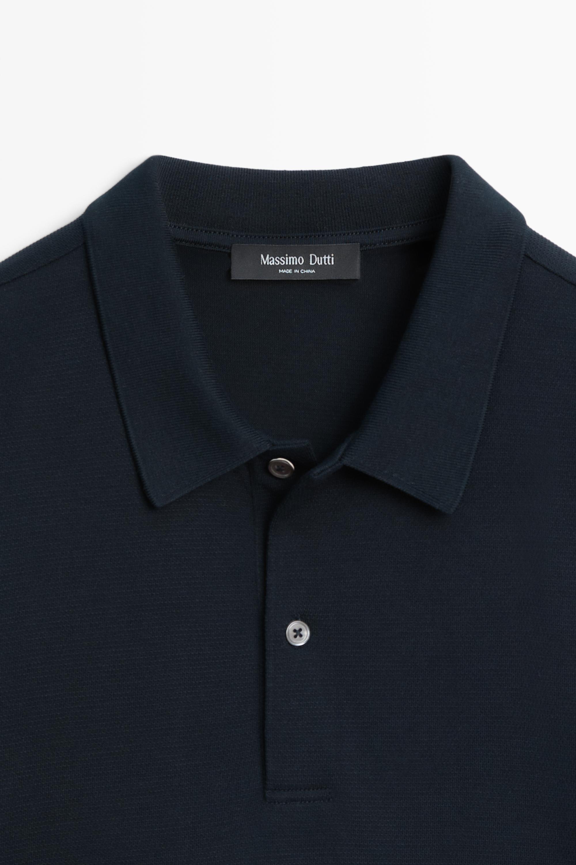 100% cotton structured polo shirt